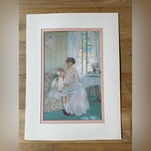 “The lesson” by Emanuel Phillips fox